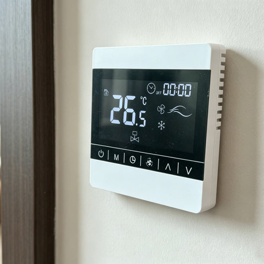 8905-4 pipes heating, cooling and ventilation 3-in-1 Smart thermostat w/ WIFI, TUYA, alexa, google assistant, Yandex Alice ready