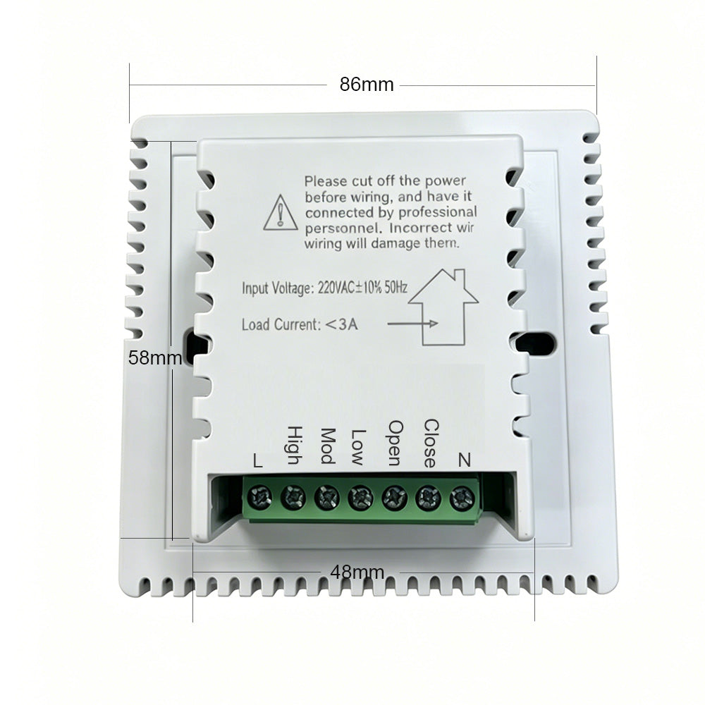 8905 Hydronic and Electric floor heating Smart thermostat w/ WIFI, TUYA, alexa, google assistant