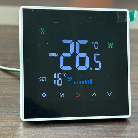 8929 RS485 modbus WIFI DC brushless Smart Thermostat with TUYA, Alexa & Google Assistant - 2 pipe 1ch Heating or cooling