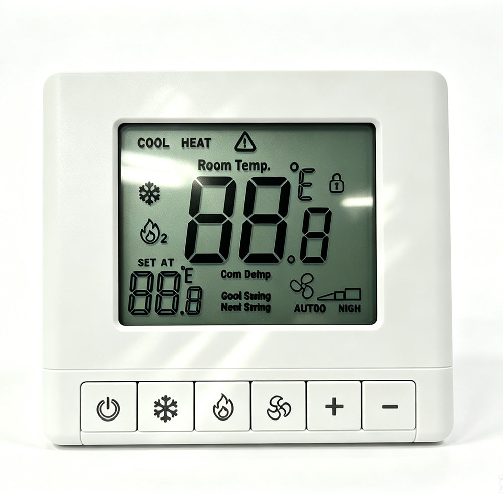 RF433 Smart Thermostat for Home heating– Programmable Heating Cooling Remote Control Temperature Controller for North American HVAC Systems (no WIFI)