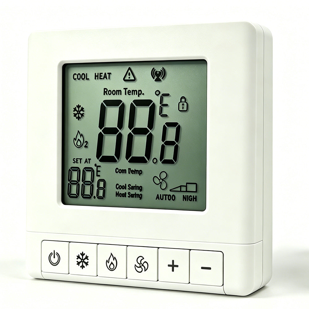 RF433 WiFi Smart Thermostat for Home heating– Programmable Heating Cooling Remote Control Temperature Controller for North American HVAC Systems