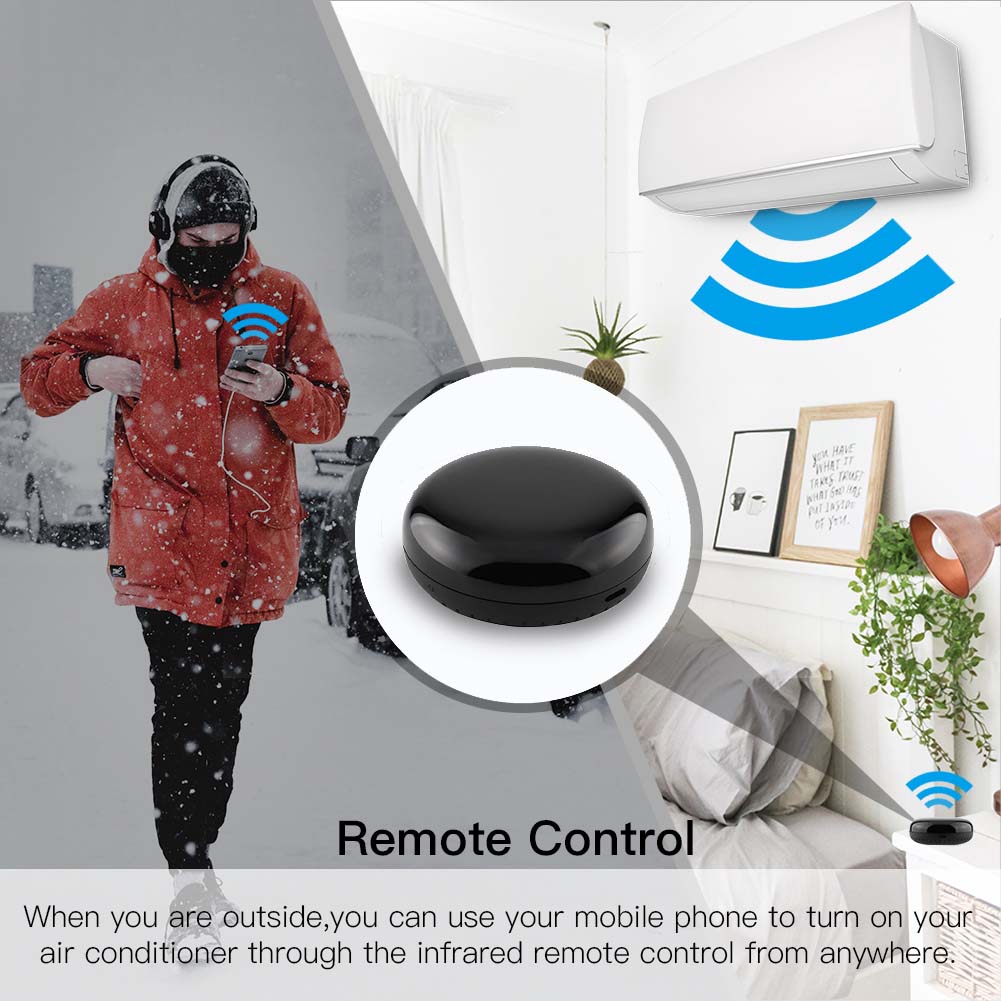 XFG06-Tuya WiFi Smart Home Universal IR Remote Controller for aircon, TV, Fan, Supports Alexa Voice Control