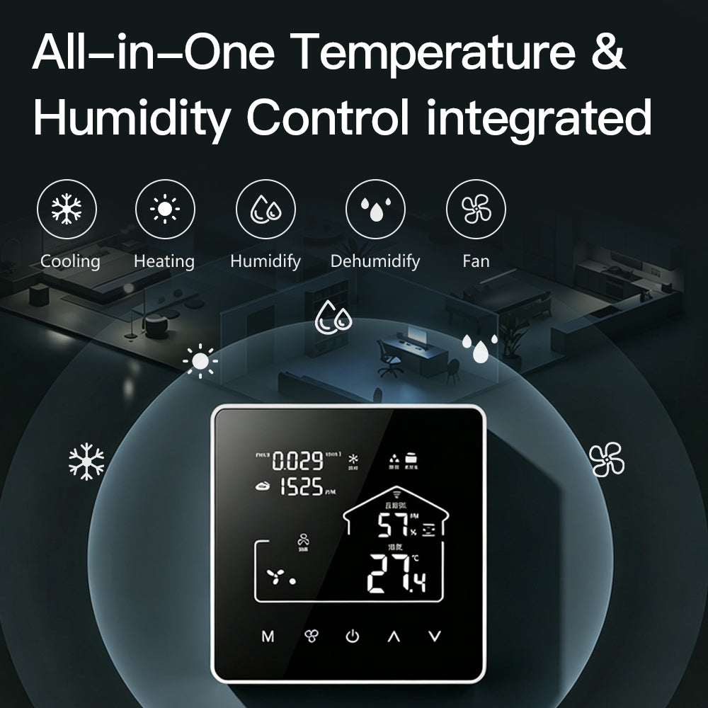 Factory-direct OEM Thermostat Smart HVAC Thermostat for Total Indoor Climate Control PM2.5/C02 (8947)