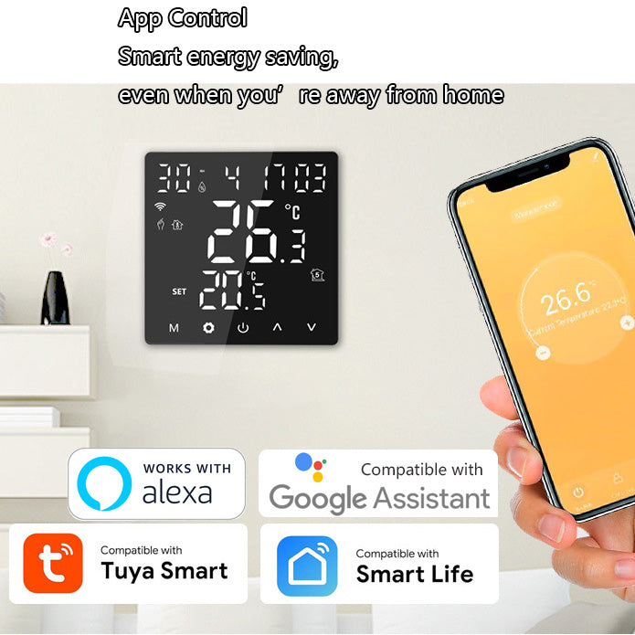 EU smart underfloor heating Zigbee Thermostat compatible with Alexa, Yandex alice, google home, Tuya, smartlife
