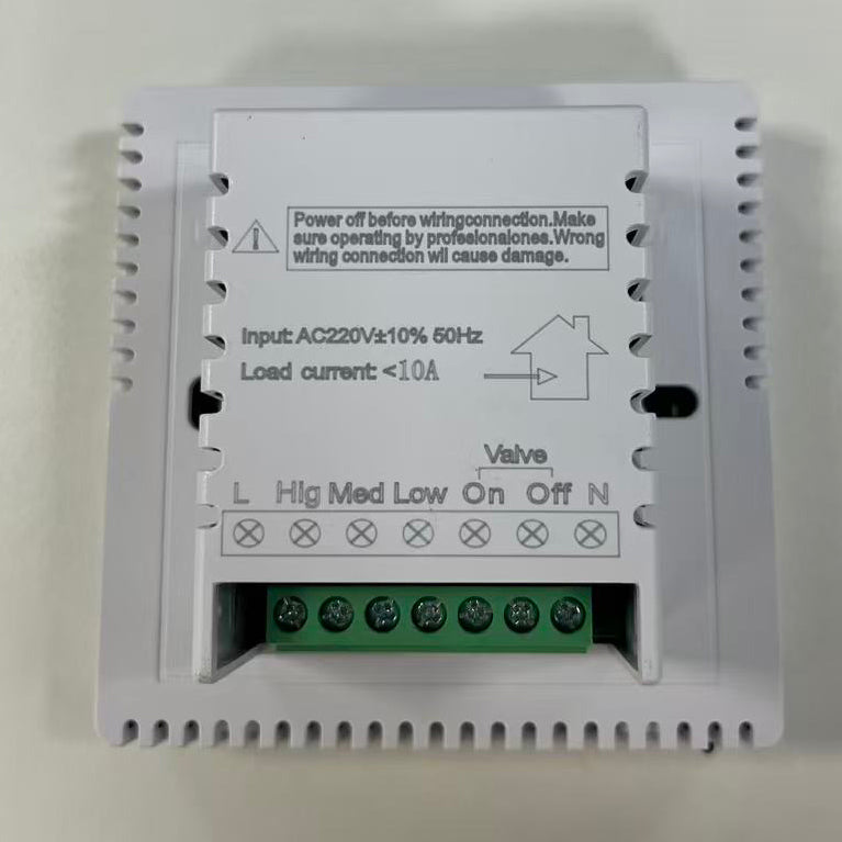 801 Fresh Air Ventilation Controller, 3-Speed Fan Control, HVAC Digital Control Panel with Filter Timer & Damper Control