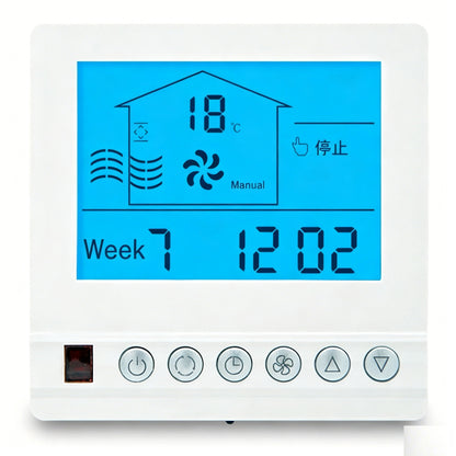 807 LCD 3-speed / 2-speed Fan Speed Control Panel for Ventilation & Fresh Air System Controller