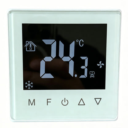 8918 Smart WiFi Fan Coil Thermostat with Alexa & Google Assistant - 2 pipe 1ch Heating or cooling single stage