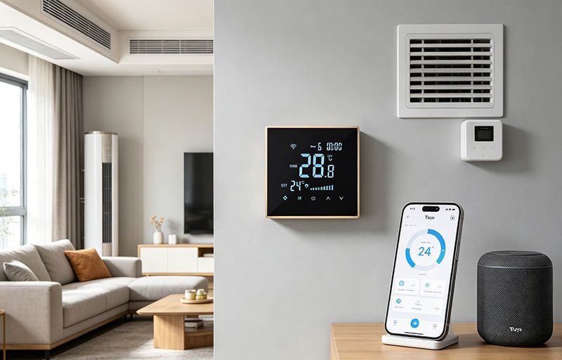 8929 WIFI 2 pipe 1ch Smart Thermostat with Alexa & Google Assistant - Heating or cooling one stage