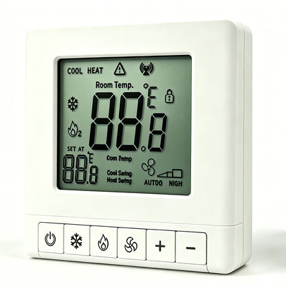 RF433 WiFi Smart Thermostat for Home heating– Programmable Heating Cooling Remote Control Temperature Controller for North American HVAC Systems