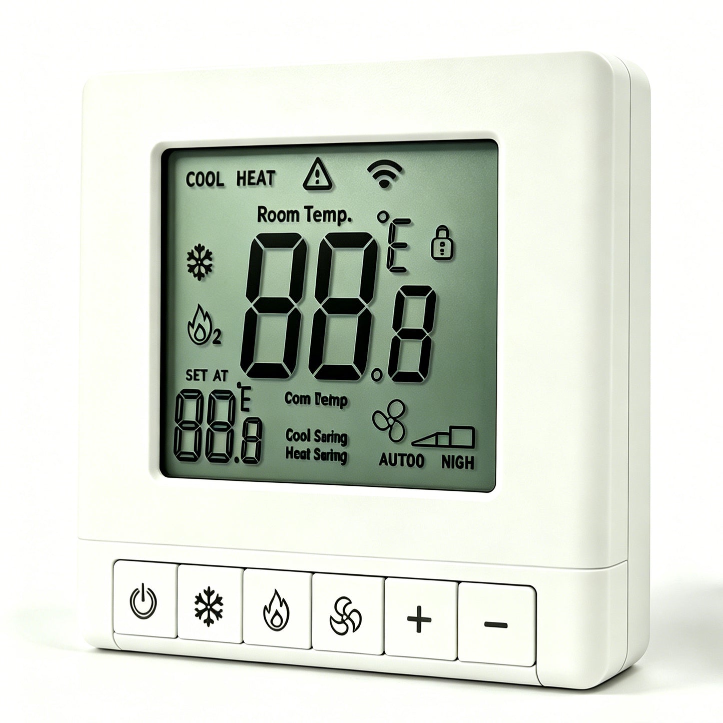 RF433 WiFi Smart Thermostat for Home heating– Programmable Heating Cooling Remote Control Temperature Controller for North American HVAC Systems