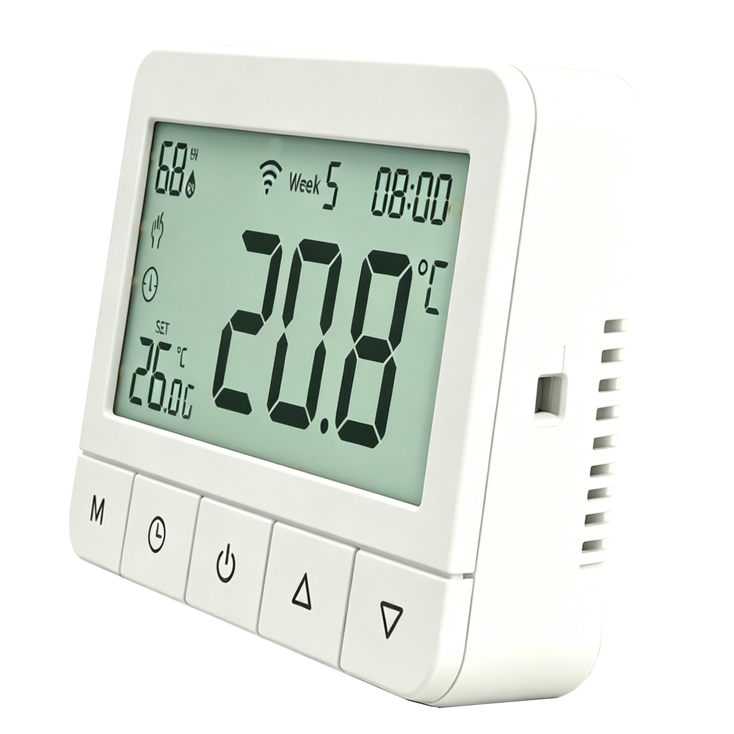 Wireless home boiler / Air Source Heat Pump Smart Thermostat supports WIFI app control