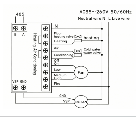 8929 WIFI 2 pipe 1ch Smart Thermostat with Alexa & Google Assistant - Heating or cooling one stage